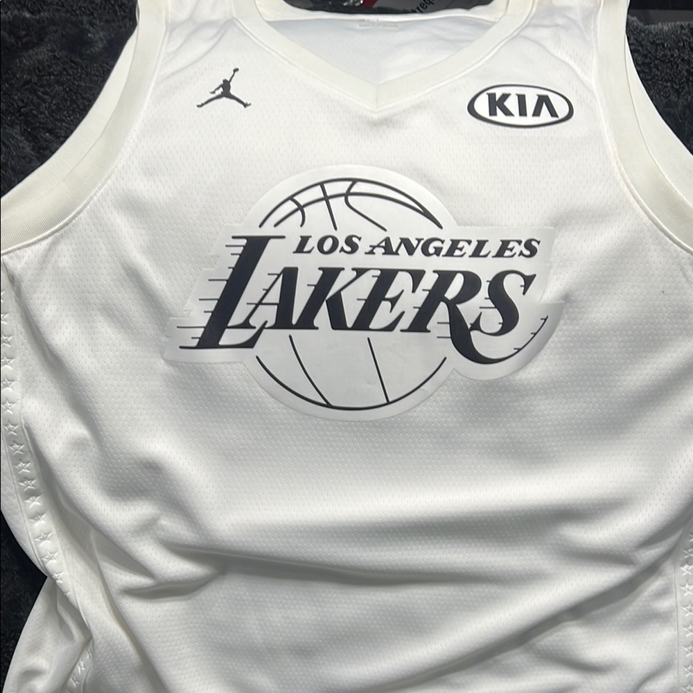 Nike Kobe All Star Los Angeles Lakers White Jersey